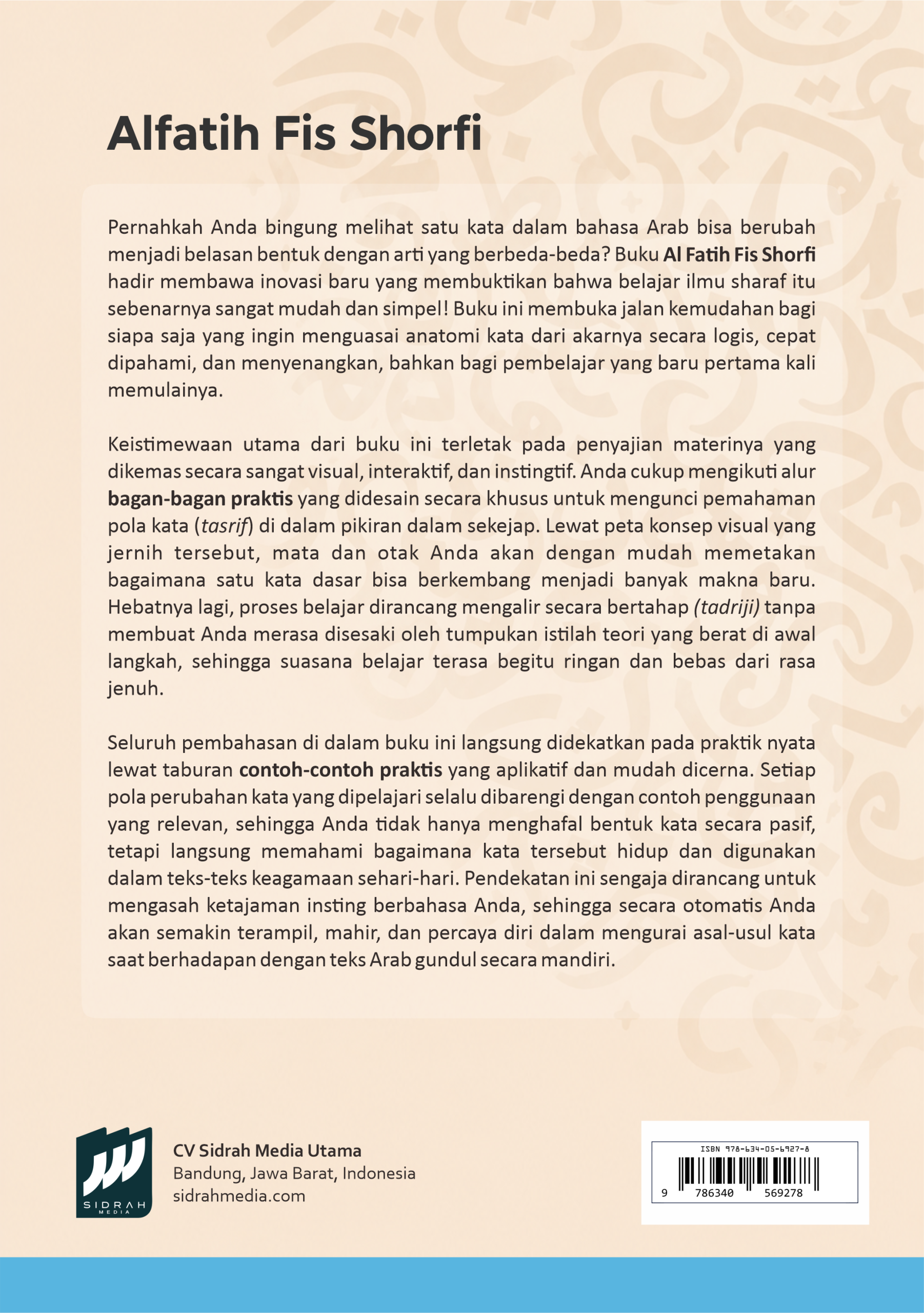 Al Fatih Fis Shorfi. Memahami langkah dan kunci belajar sorof secara bertahap, akurat dan cepat - Image 4